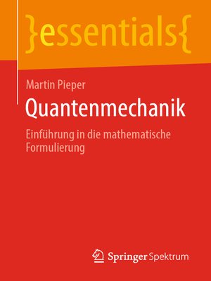 cover image of Quantenmechanik